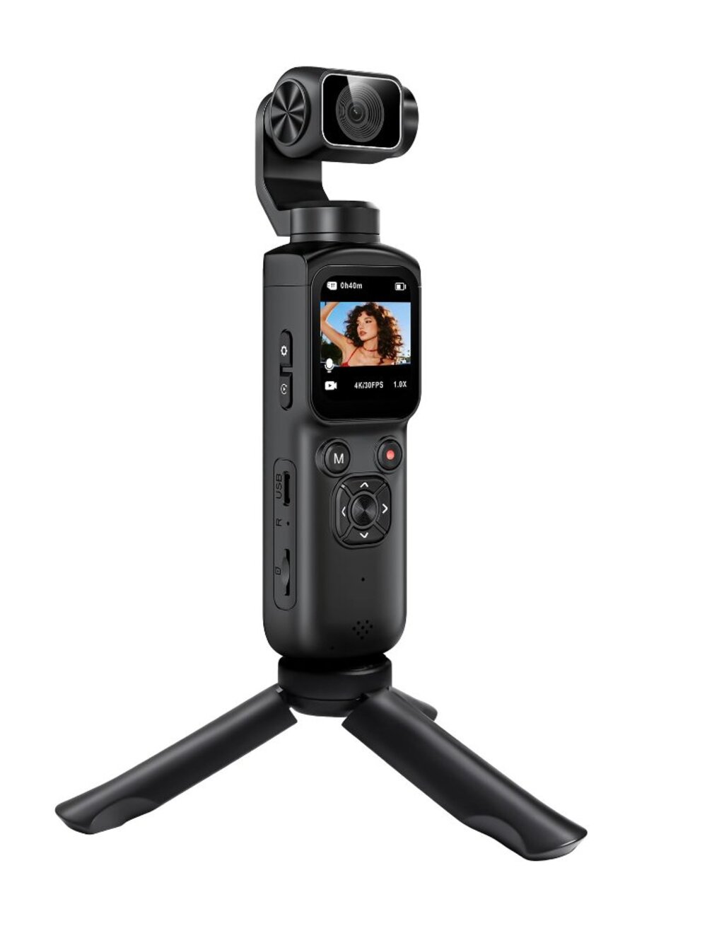 NEW 4K Vlogging Camera 330 Rotating Lens Digital Face Tracking Vlog Fast 75MP